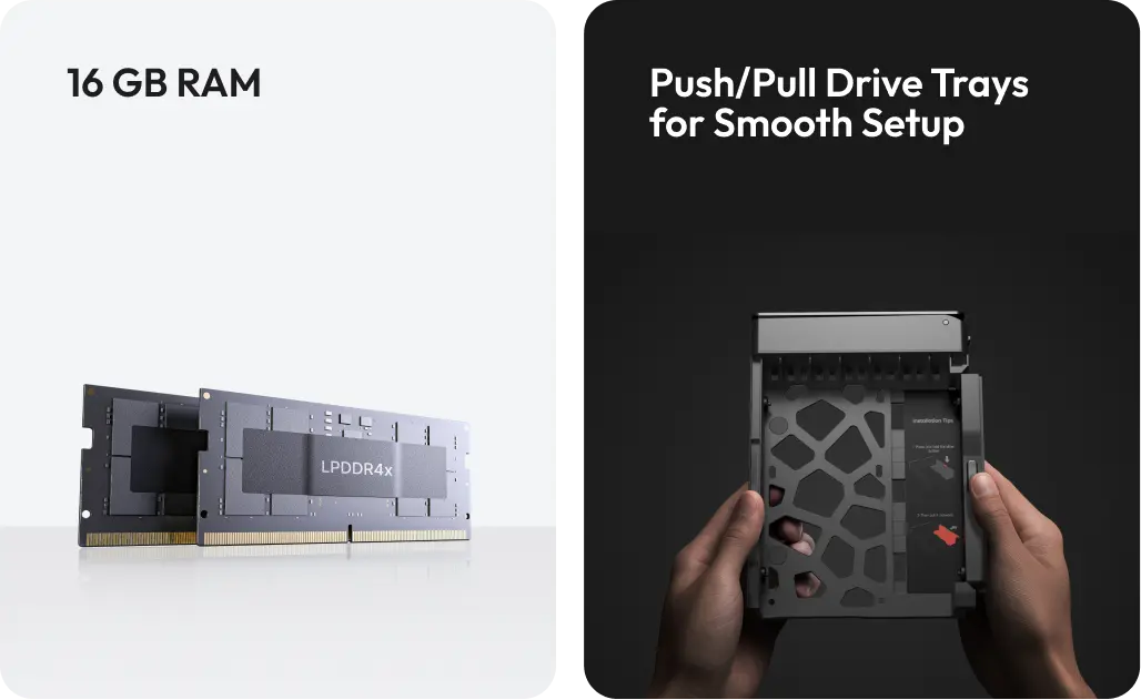 DDR4 RAM & Drive Trays