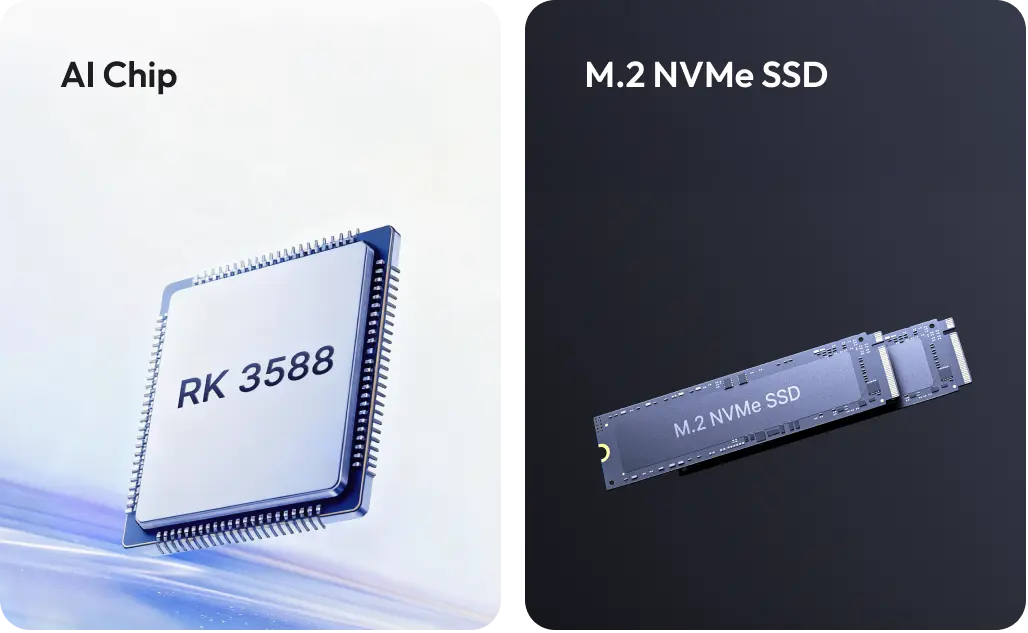 Zettlab D4/D6 ai chip & M.2 SSD