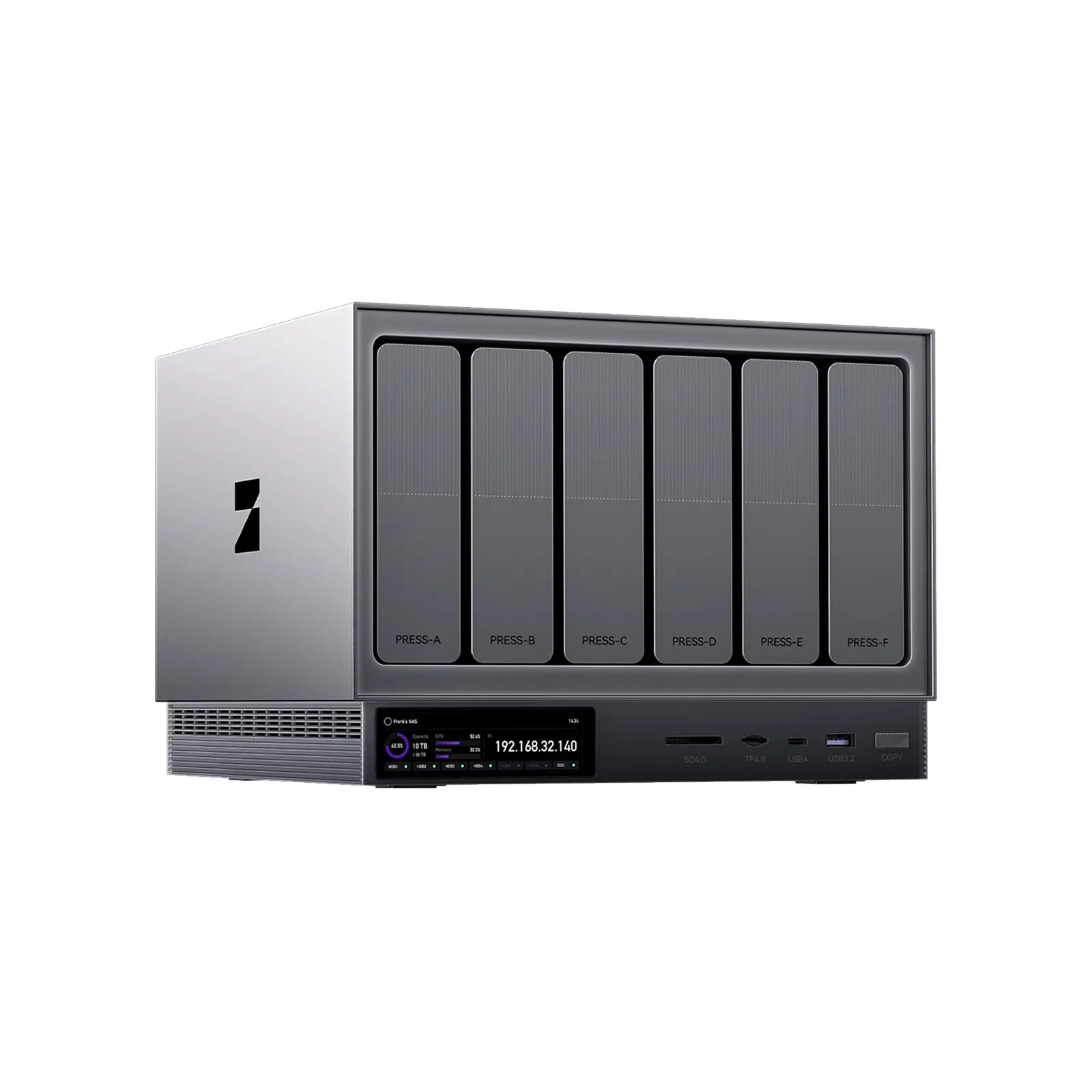 Zettlab D6 Ultra Professional AI NAS #Model_D6 Ultra