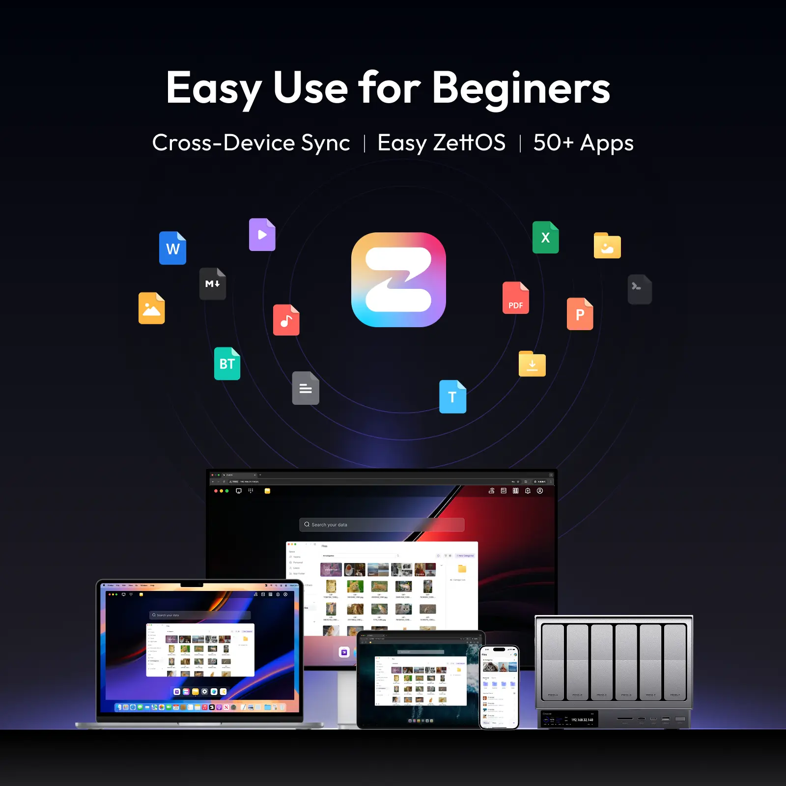 Zettlab D6 Ultra Professional AI NAS - easy use for beginner #Model_D6 Ultra